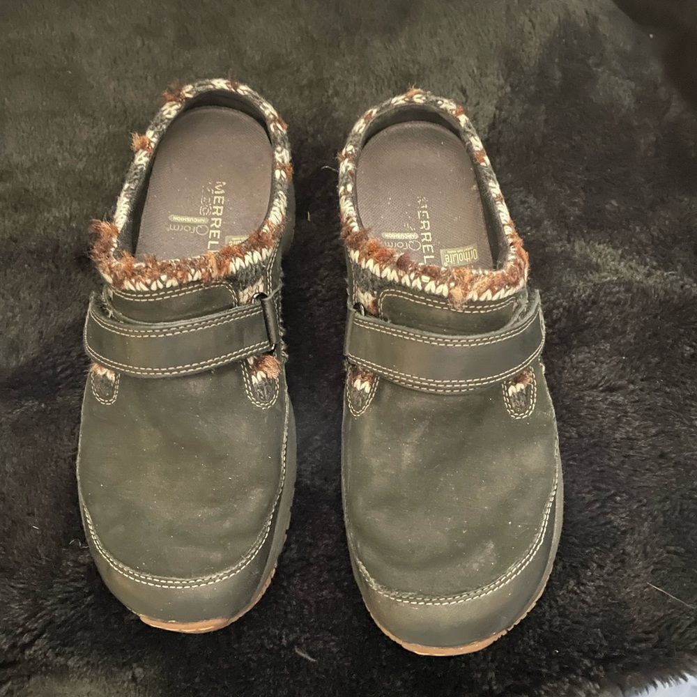 Merrell Encore Scoop Slide On Clogs With Knit Edg… - image 5